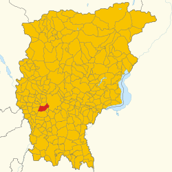 Map of Treviolo (Province of Bergamo, region Lombardy, Italy 2024)